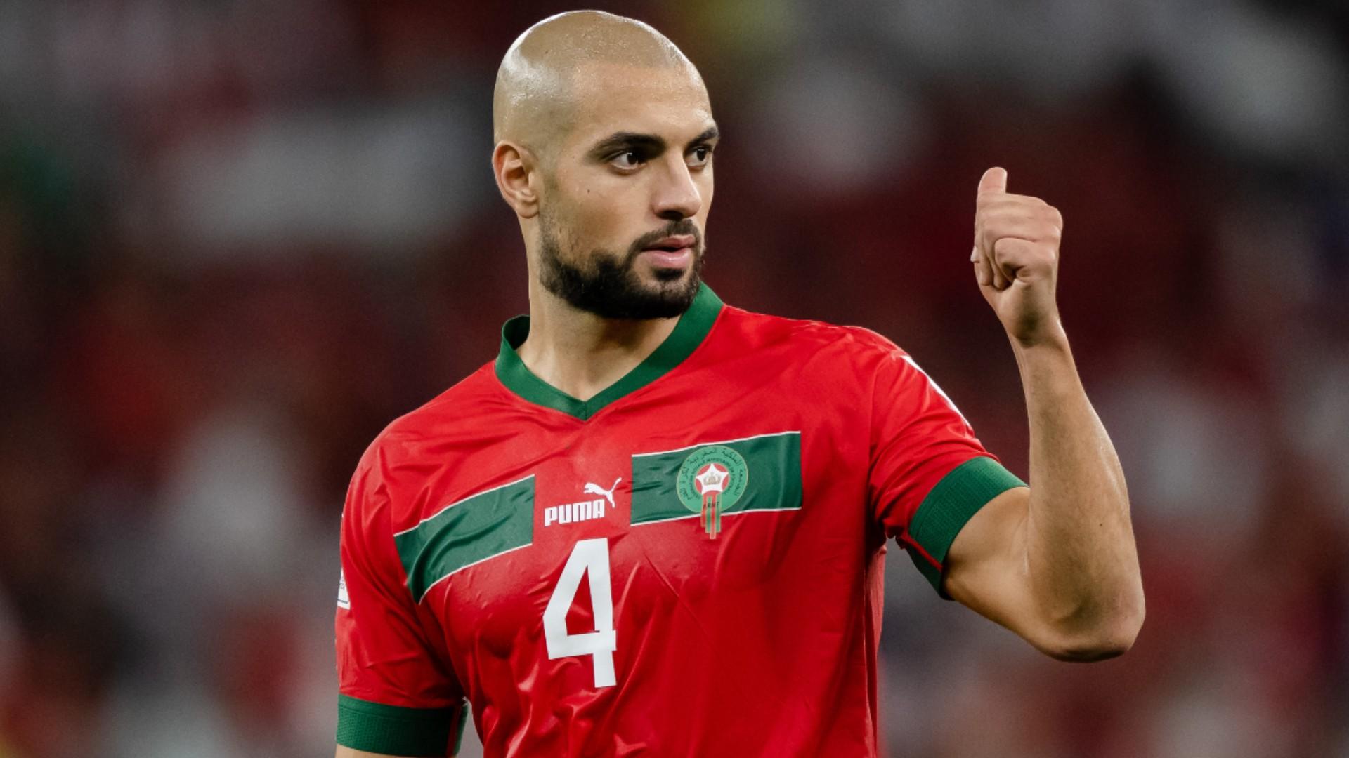 Tiền vệ Sofyan Amrabat (Đội tuyển Morocco)