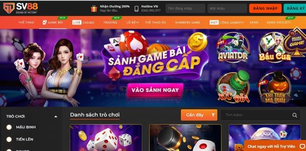 Top 3 mini game hay nhất tại SV88 Club