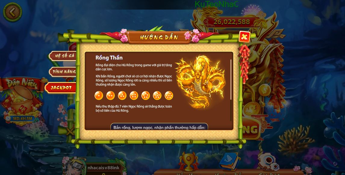 Những tính năng trong game Vua bắn cá SV88 club