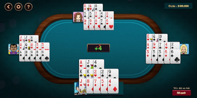 Vòng 4 poker tiết lộ bài chung thứ 5